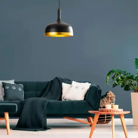 Lustra Sivani Negru 30x30x128 cm Preferatul clienților