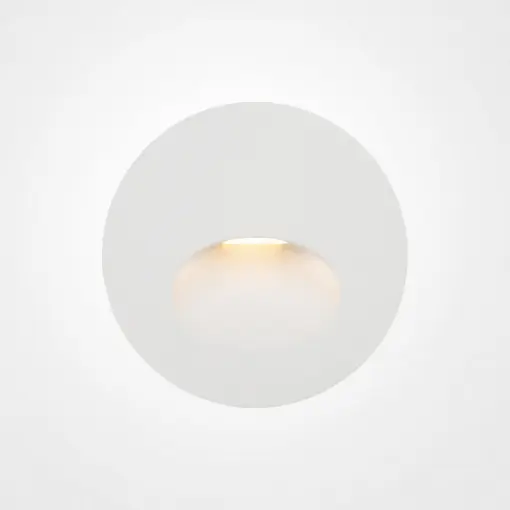 Vezi acum Aplica perete exterior moderna rotunda alba cu led Maytoni Bil