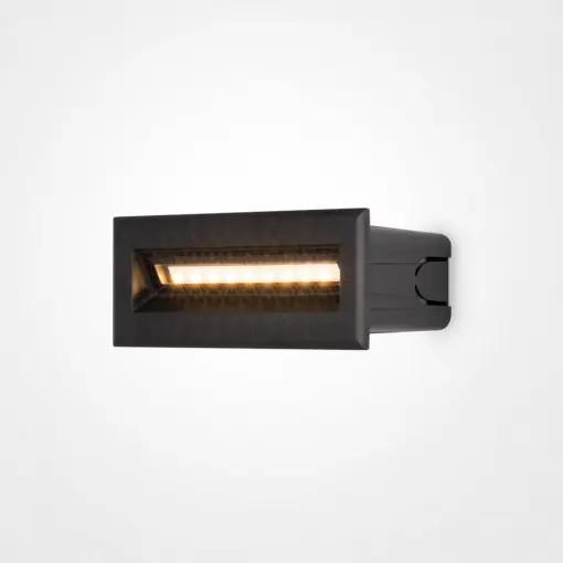 Aplica perete exterior moderna neagra cu led Maytoni Bosca M Ofertă de sezon