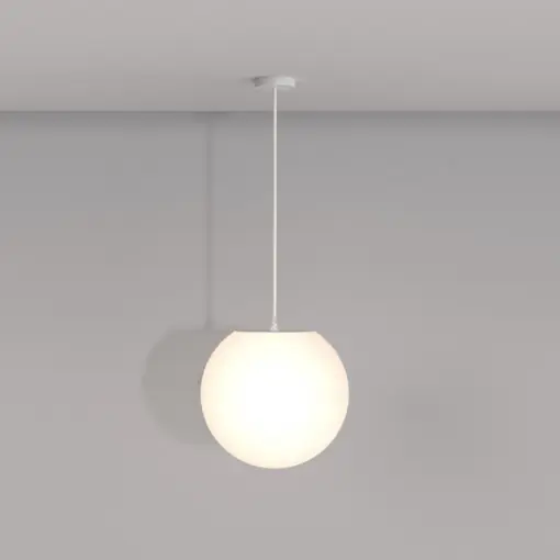 Preferatul clienților Pendul exterior modern alb cu sfera Maytoni Erda