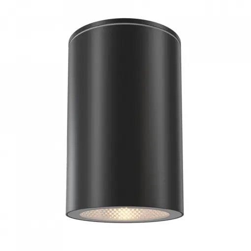 Noutate Plafoniera exterior moderna neagra cilindru Maytoni Roll