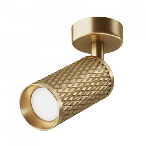 Spot aplicat modern auriu cu un bec din aluminiu Maytoni Focus Design Super ofertă