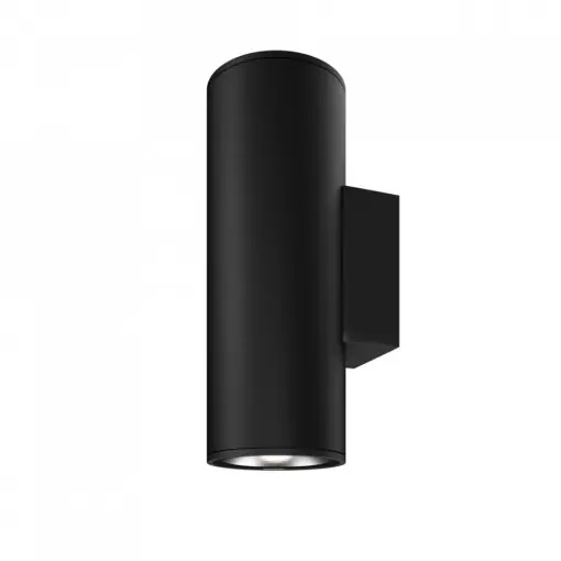Aplica perete exterior moderna neagra cu led Maytoni Shim Reducere extra