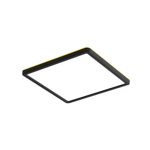 Plafoniera moderna neagra patrata Aleria l30 Ofertă specială