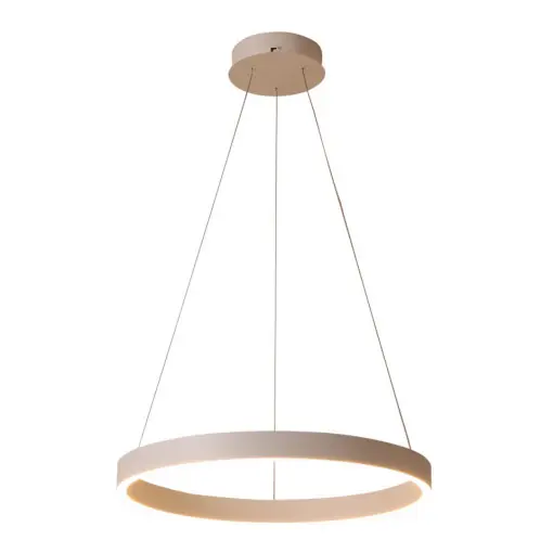 Vezi acum Lustra moderna aurie rotunda din metal cu led BrascoDown d80