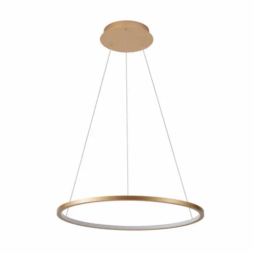 Lustra moderna aurie rotunda cu led Vinola d60 Disponibil imediat