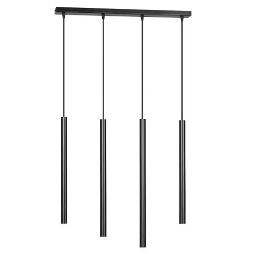 Lustra moderna liniara neagra cu 4 pendule Selter Disponibil imediat