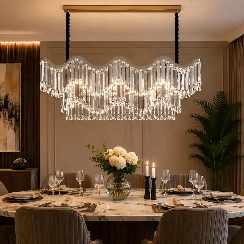 Calitate înaltă Candelabru Dining Crystal Wings Glam, 110x40