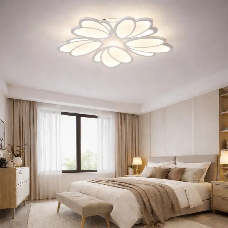 Vezi acum Lustra LED 140W Mini Tulips, Telecomanda