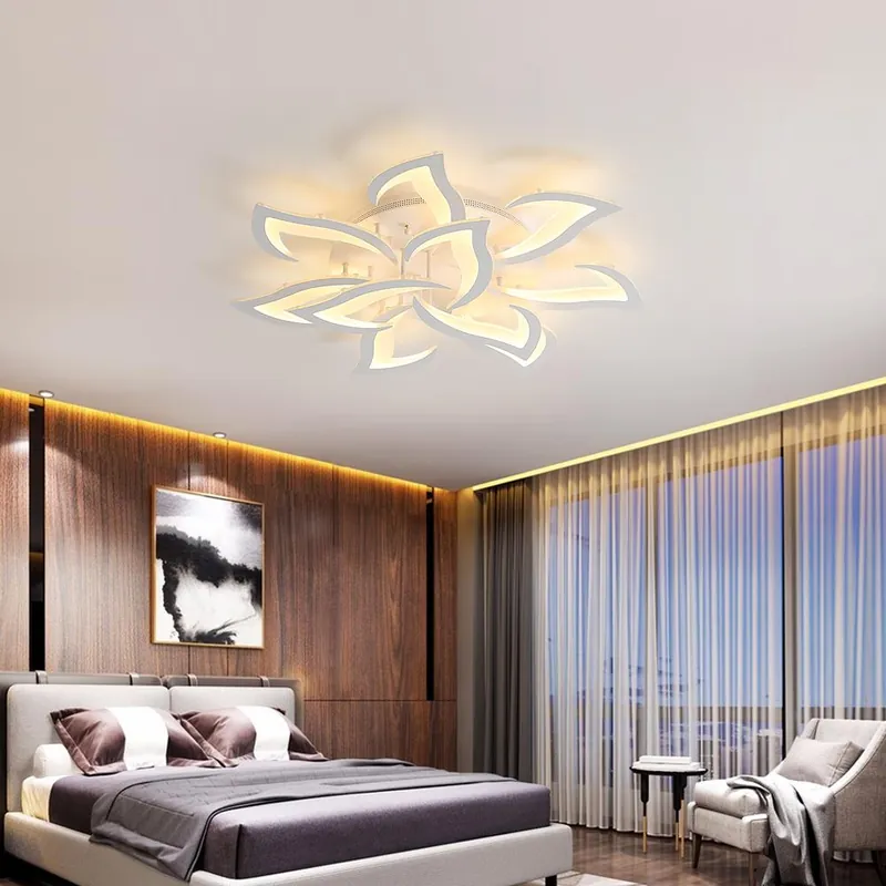 Lustra LED 162W Sun Flower, Telecomanda Ieftin