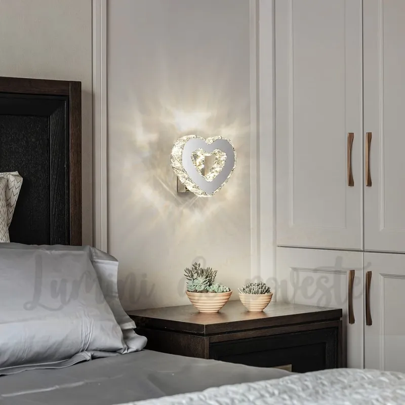 Plată securizată Aplica LED 12W Cristal Love