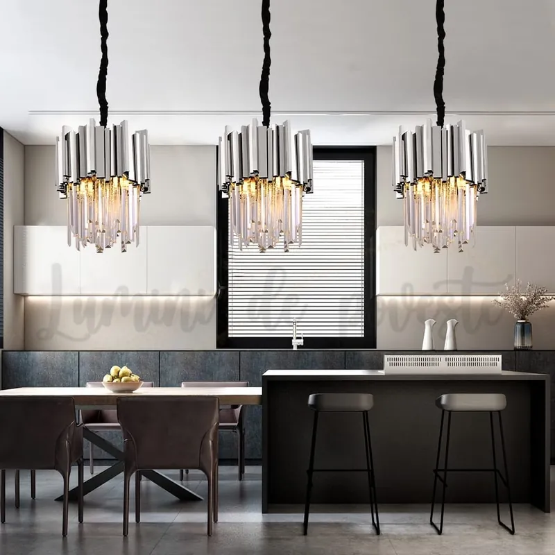 Candelabru LED Scaly Silver 300 Noutate