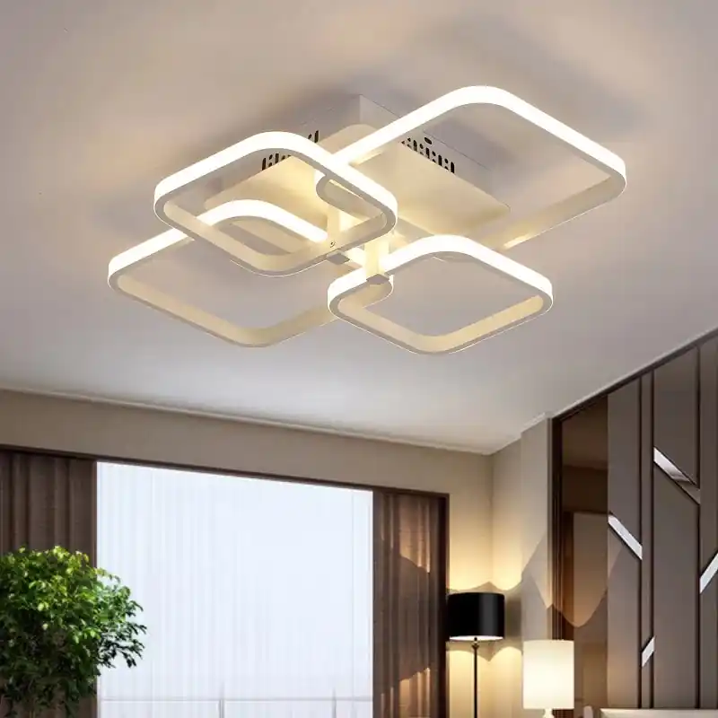 Lustra LED 112W Rectangular 4, Telecomanda Preț redus