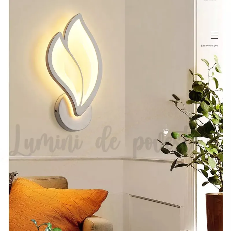 Aplica LED 24W Lily Alb Discount