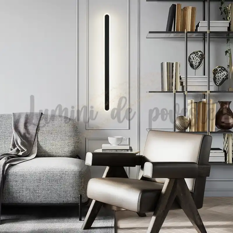 Aplica LED 48W Mini Tube Black (Neagra) Popular