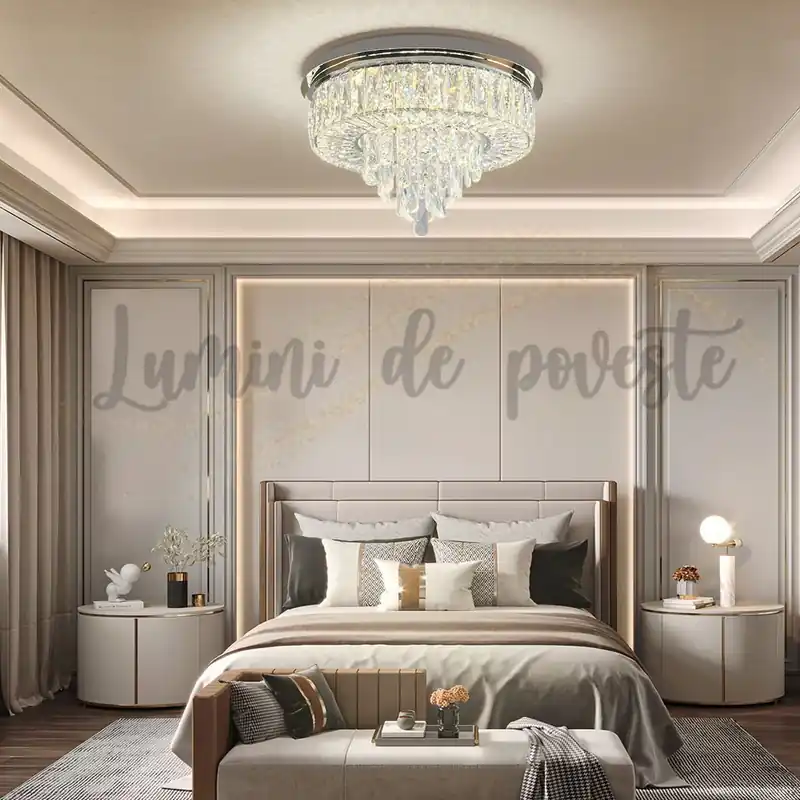 Ofertă specială Plafoniera LED 100W Antarctica Rotund, Telecomanda
