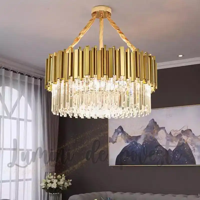 Candelabru Scaly Gold 600 (Auriu) Expediere rapidă