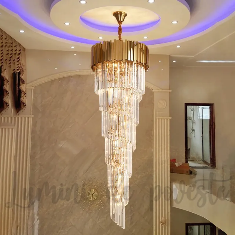Doar azi Candelabru Scaly Gold Sublime 1800x550