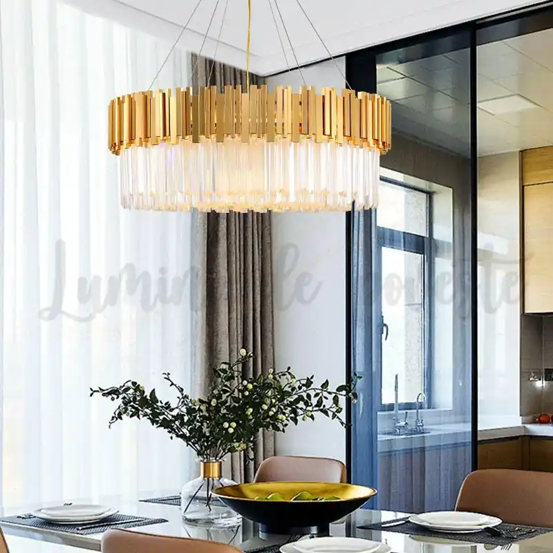 Candelabru LED Scaly Gold 400, Telecomanda Ofertă exclusivă