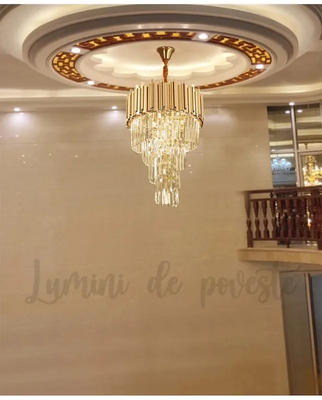 Candelabru Scaly Gold Sublime Matte 50 x 70 Chilipir