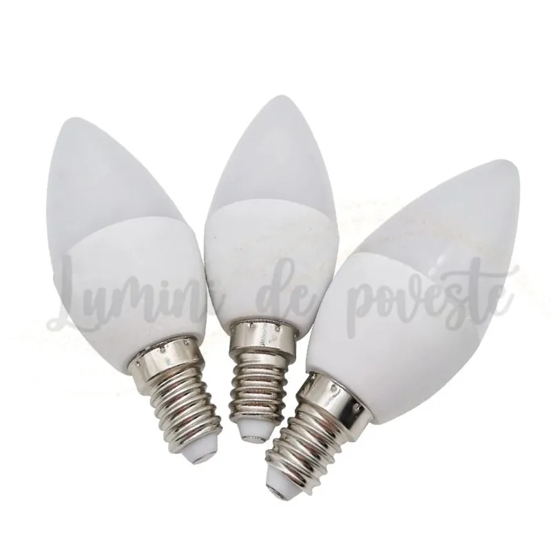 Reducere specială Bec LED 8W Modern E14 Natural Candle