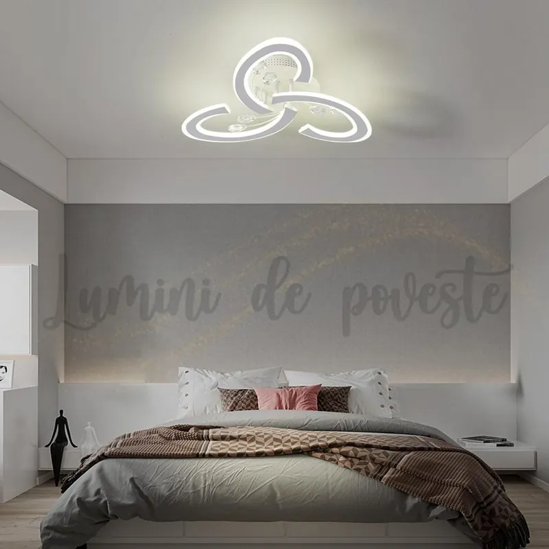 Lustra LED 102W Willow 3 Mini Preț mic