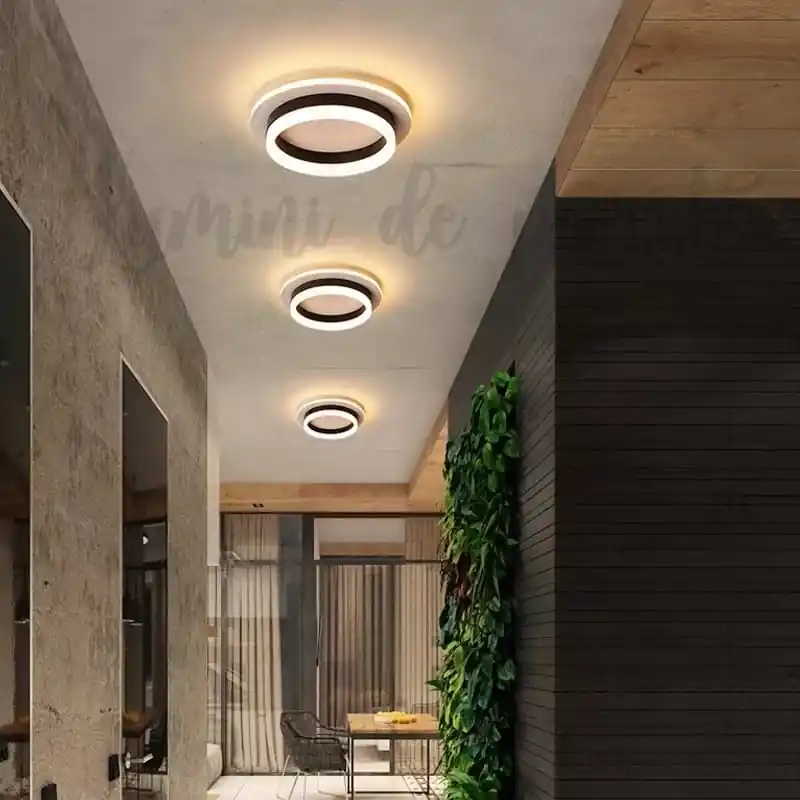 Aplica LED 30W Round Negru Chilipir