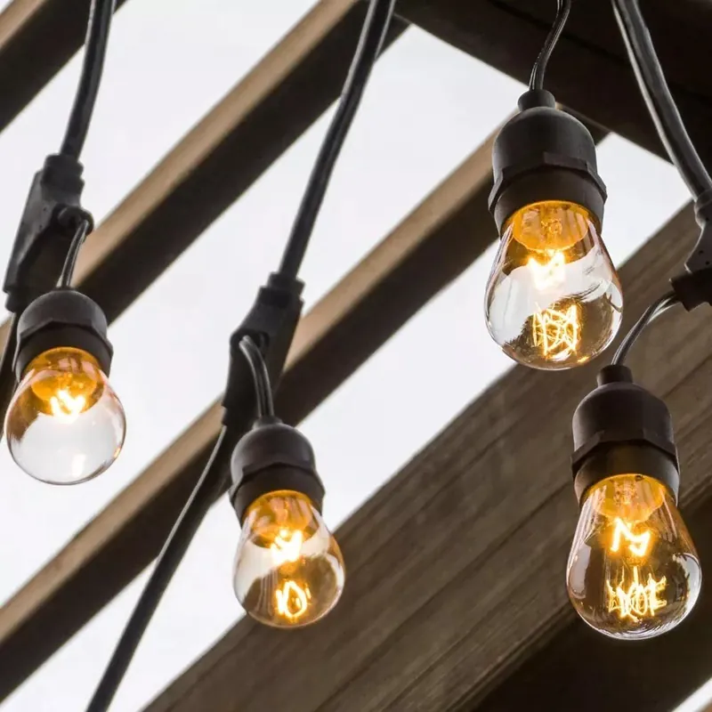 Ghirlanda Luminoasa 15 metri, 15 becuri E27 Vintage 2W incluse Preț promoțional