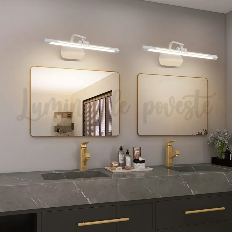 Cel mai vândut Aplica Baie LED 30W Vision White (alba) Mini