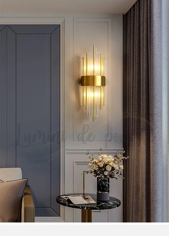 Aplica Perete Cristal Harmony Gold Cumpără online