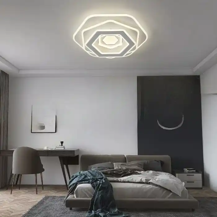 Plafoniera LED 182W Hexagonal 3-500, Telecomanda Preț promoțional