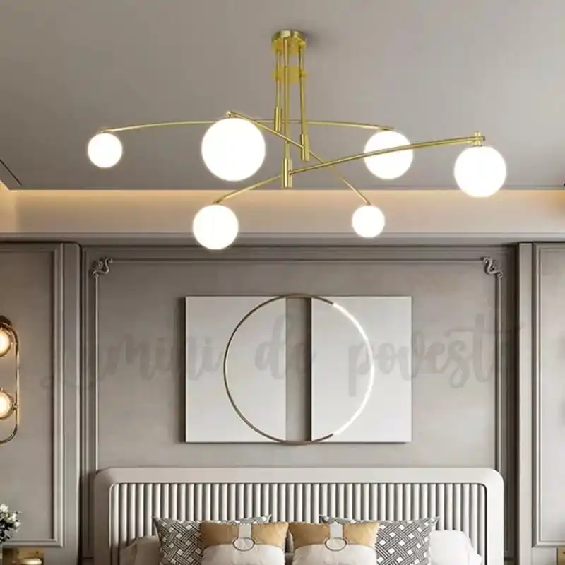 Candelabru Moon Slim Gold Retur ușor