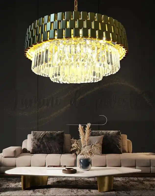 Comandă acum Candelabru Golden Blocks 600