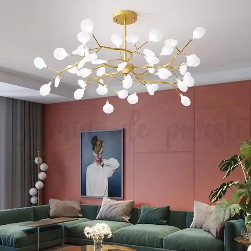 Preferatul clienților Candelabru LED 68W White Pearl 1000