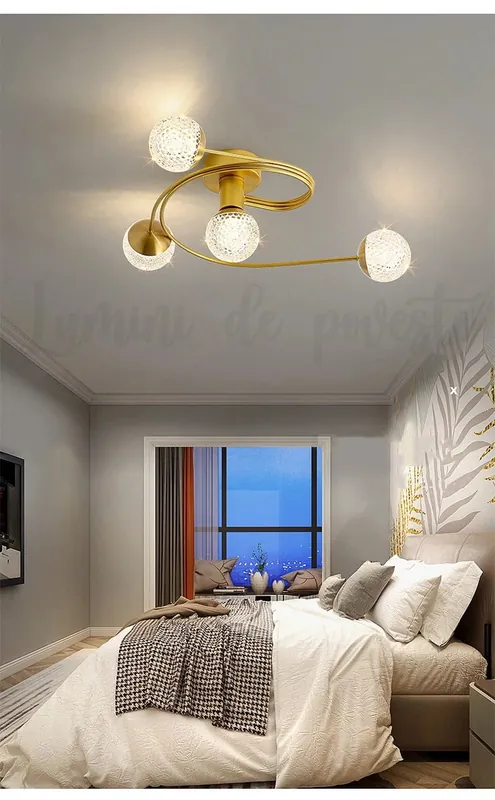 Retur gratuit Lustra LED 120W Ohio 4