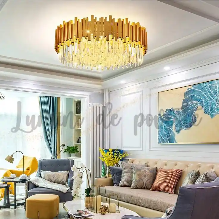 Candelabru Scaly Gold 400 E14 Super ofertă