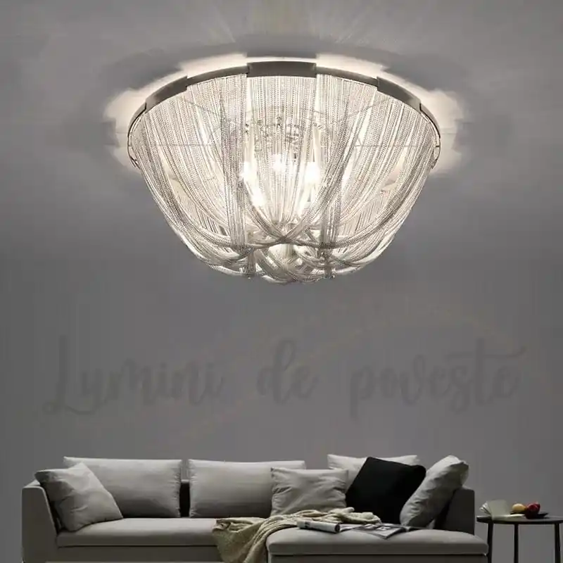 Lustra Zalle Silver 600 Preț mic
