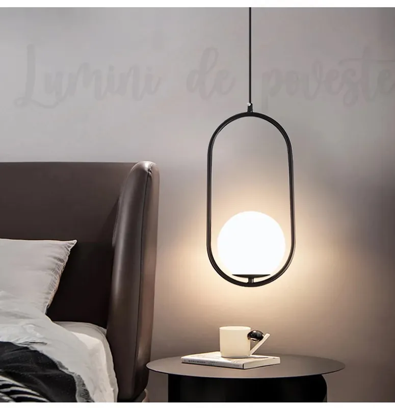 Pendul Moon Oval Black Ofertă exclusivă