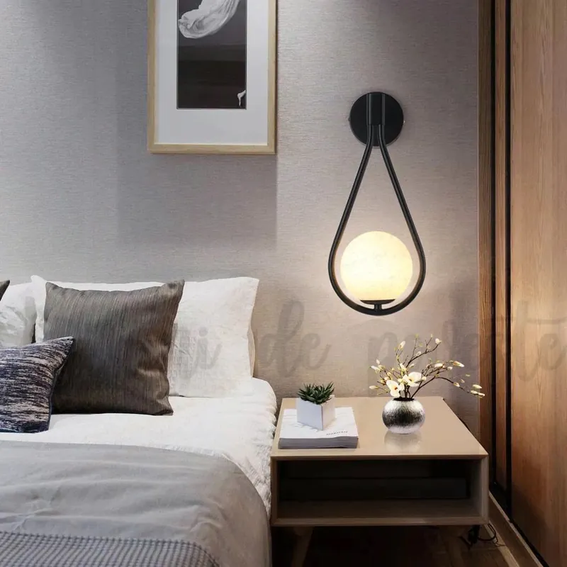 Aplica LED Moon Land Black Lichidare de stoc