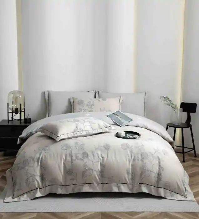 Calitate înaltă Lenjerie De Pat, Cu Elastic, 6 Piese, Finet Premium - LPBF6PE79