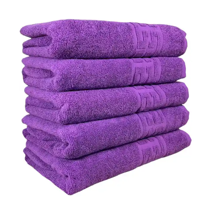 Vezi acum Set 5 Prosoape, Bumbac 100%, Model Grecesc, Mov