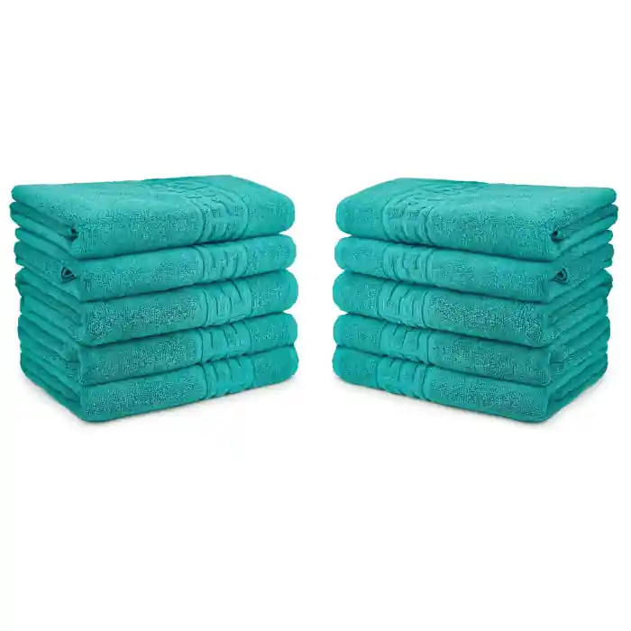 Retur gratuit Set 10 Prosoape, Bumbac 100%, Model Grecesc, Verde