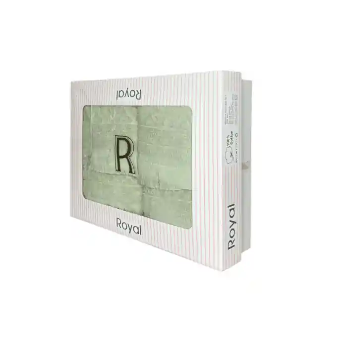 Ultima șansă Set Cadou 3 Prosoape, Dimensiuni Mixte - Royal Collection Verde