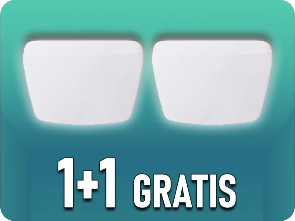 PLAFONIERĂ MANGALA, 2XE27, PĂTRAT, 1+1 gratis! [CL/2XE27-11] Reduceri