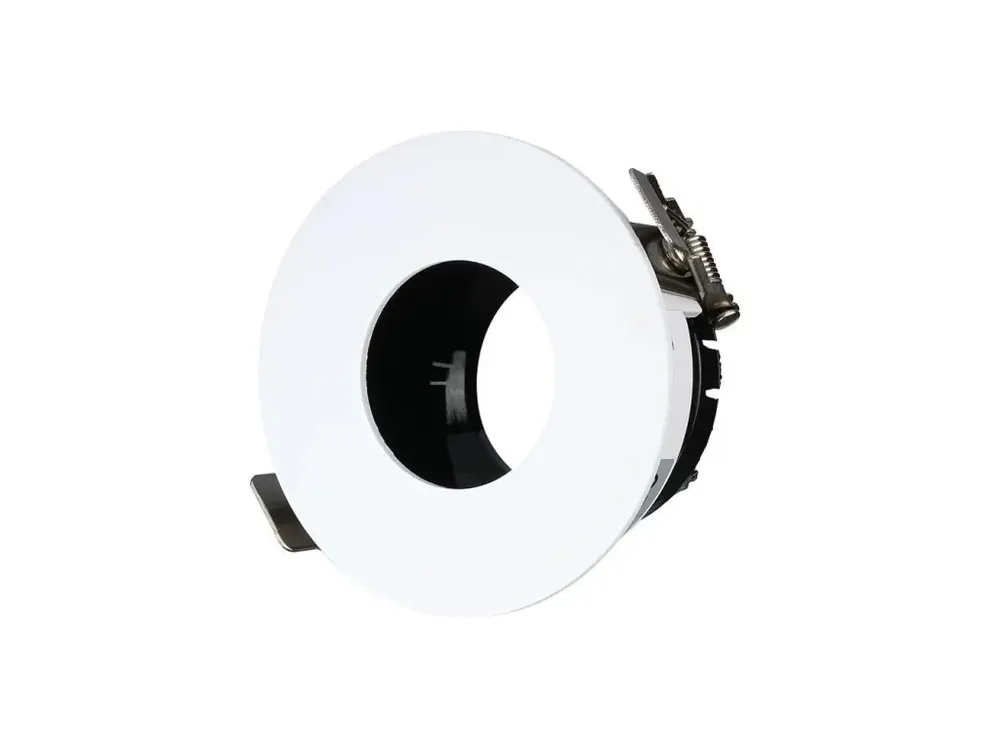 Ramă pentru becuri GU10 alb+negru, rotund, aluminiu+plastic Bestseller