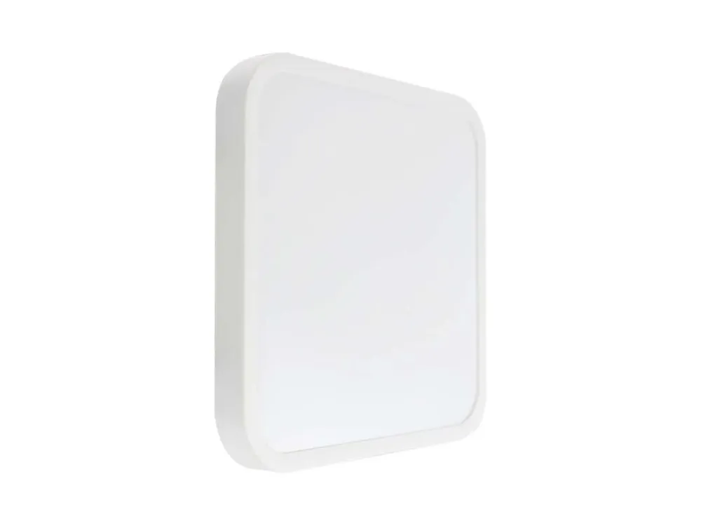 Mai ieftin Corp LED cu senzor de microunde și lumină 36W, 3820lm, IP44, 4000K, pătrat, cadru alb