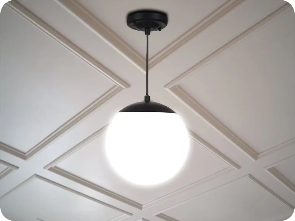 Lampa LED de tavan 1xE27, Ø200mm, IP44 Nu rata