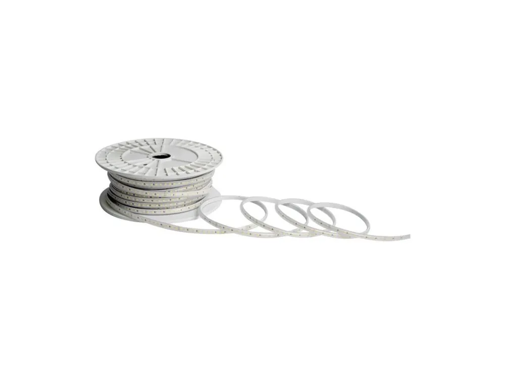 Banda LED impermeabilă 230V, 10,5W/m, 1050lm/m, IP65, 50m Popular