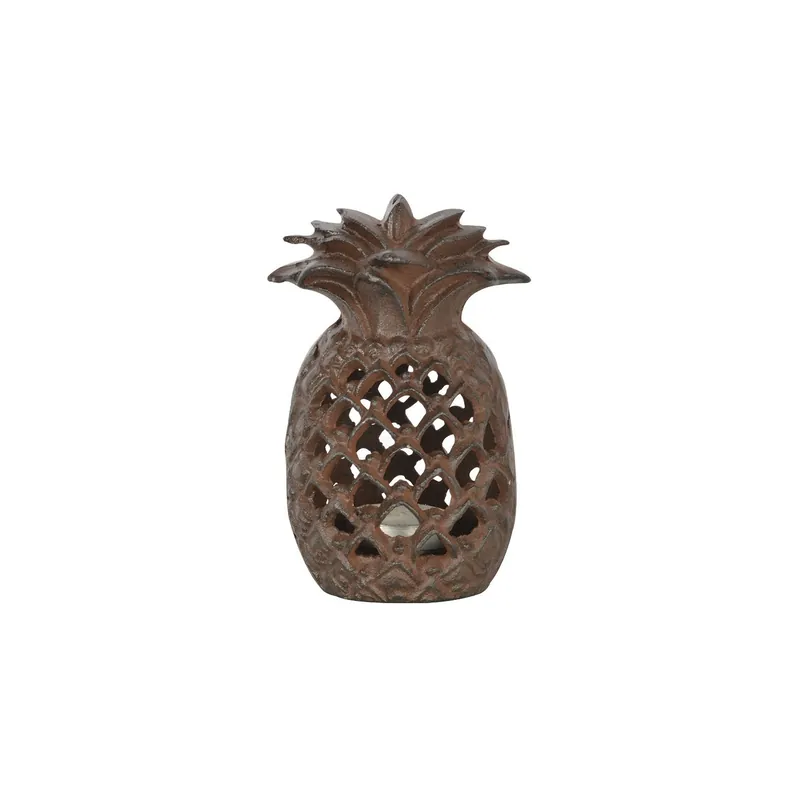 Lampa din fonta, model ananas, Esschert Design Olanda, 9,7x9,0x14,5 cm Cumpărături sigure