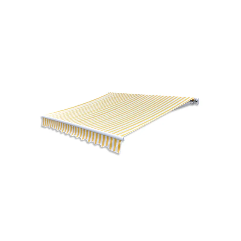 Copertina marchiza, 6 x 3 m, Galben/ Alb (nu include scheletul) Reducere